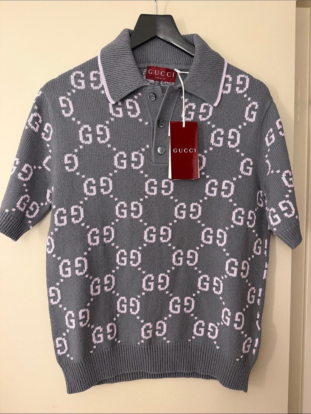 Gucci Men's Jacquard Polo Shirt S